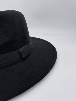 Standard Brim Fedora (Black)