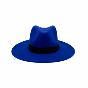 Standard Brim Fedora (Blueberry Blue)