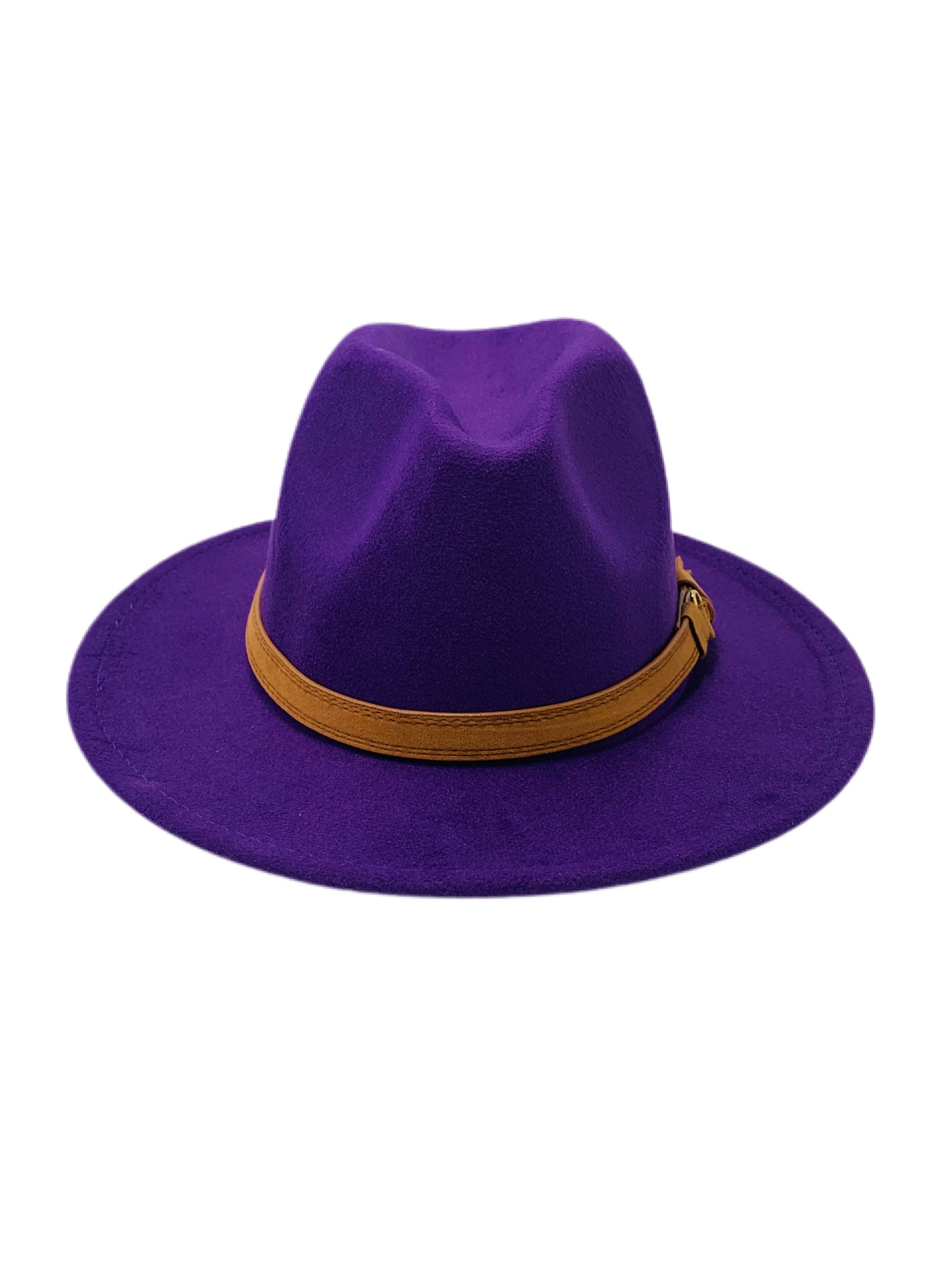 Standard Brim Fedora Purple J.Alan Brand